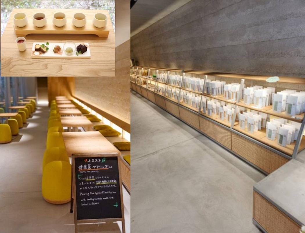 트렌디한 니조성 오가와 일본 허브 카페