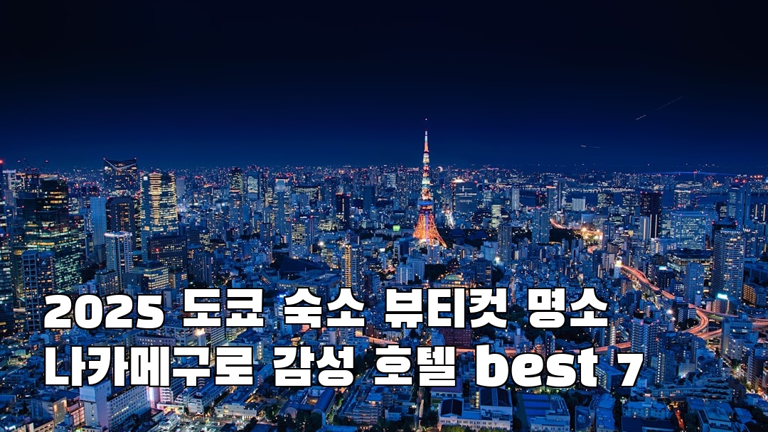 도쿄여행 나카메구로 소개자료