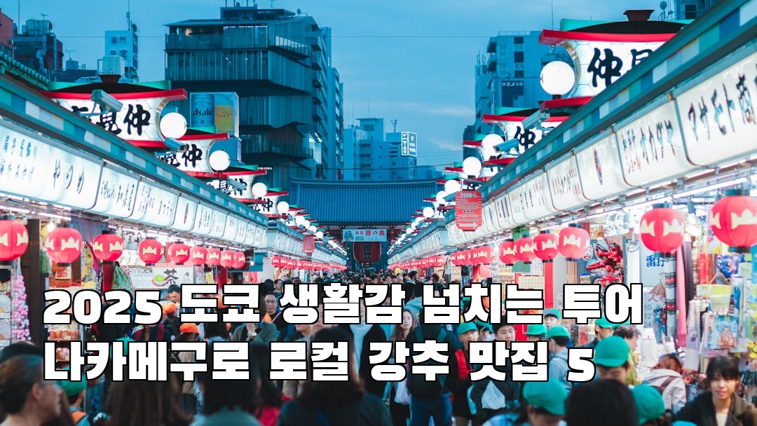 인스타 감성 나카메구로 지역정보