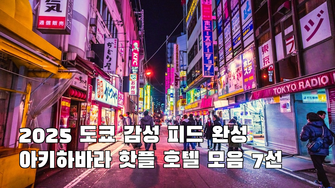 야경이 멋진 도쿄여행 아키하바라 친구랑여행