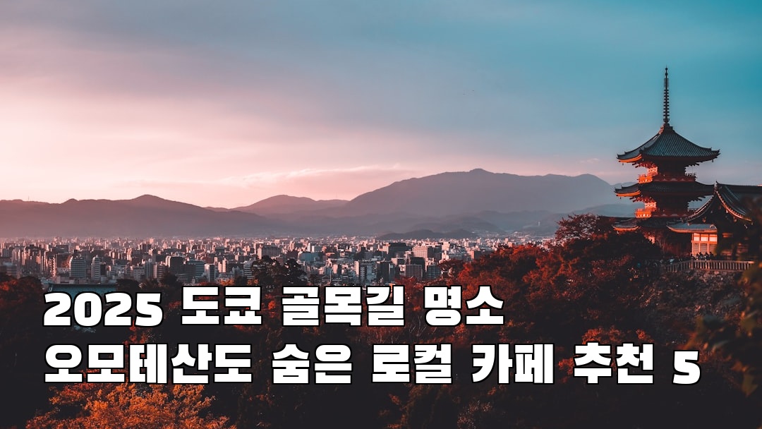 현지 느낌의 도쿄여행 오모테산도 소개자료