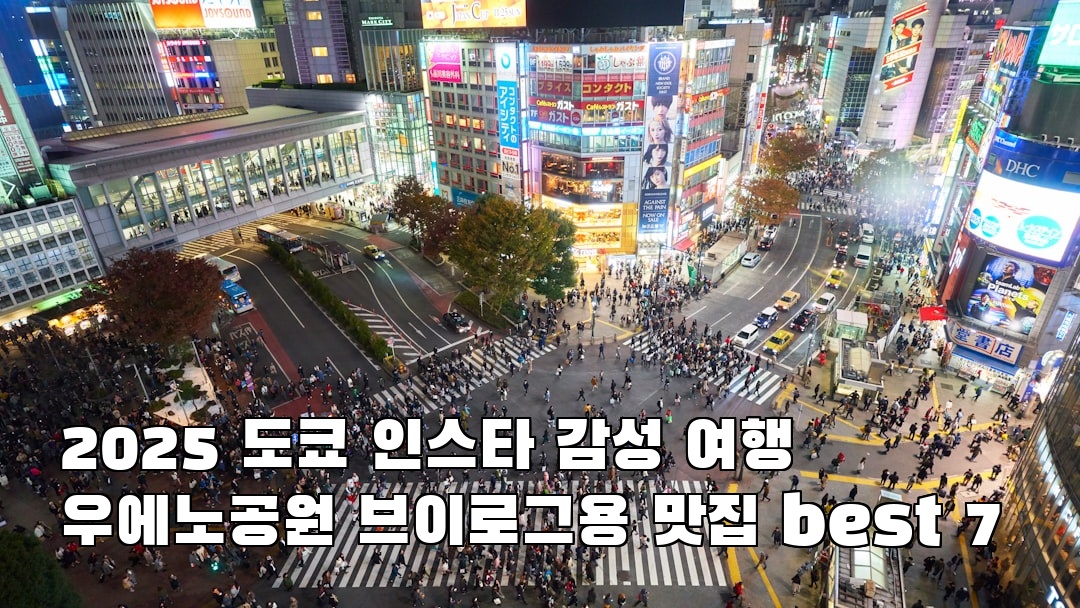 핫플 느낌의 도쿄여행 우에노공원 지역정보