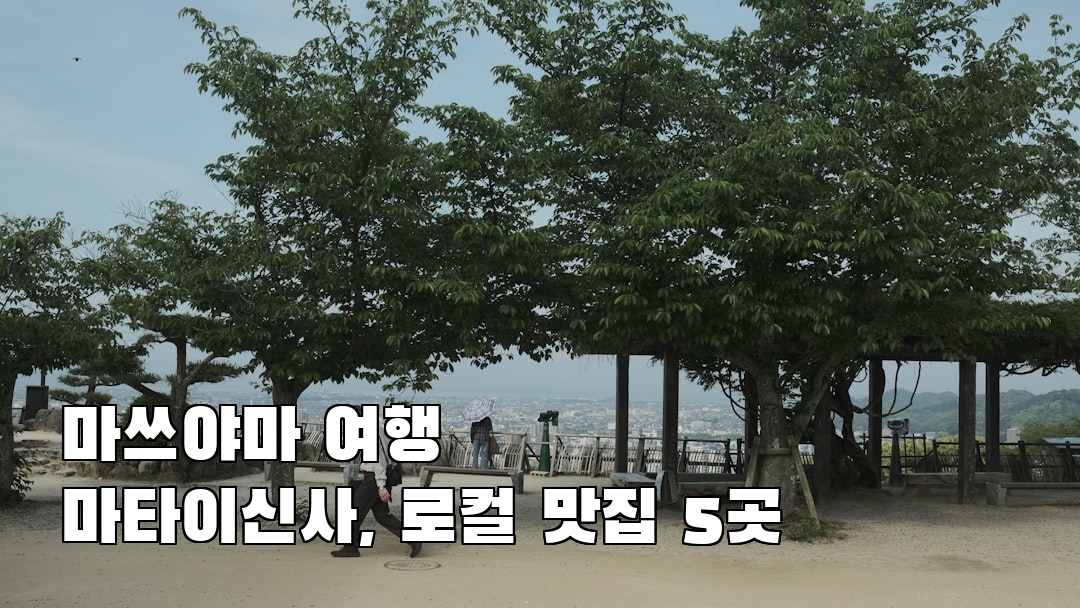 분위기 좋은 마타이신사 지역정보