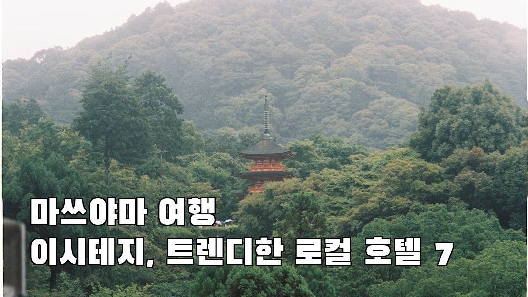 마쓰야마여행 이시테지 소개자료