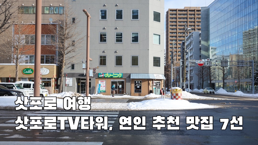 인스타 감성 삿포로여행 삿포로TV타워 혼자여행