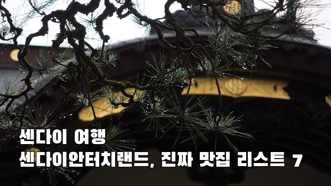 센다이안터치랜드 사전조사