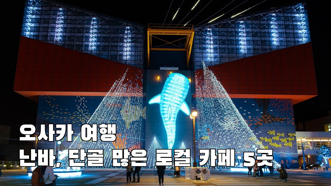 야경이 멋진 오사카여행 난바 사전조사