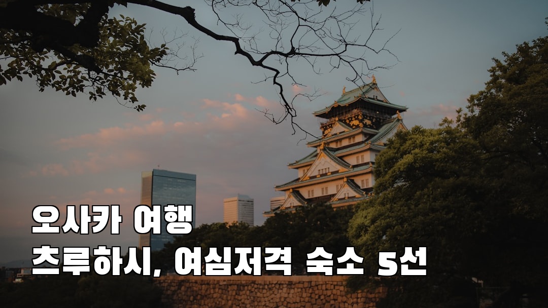오사카여행 츠루하시 현지정보