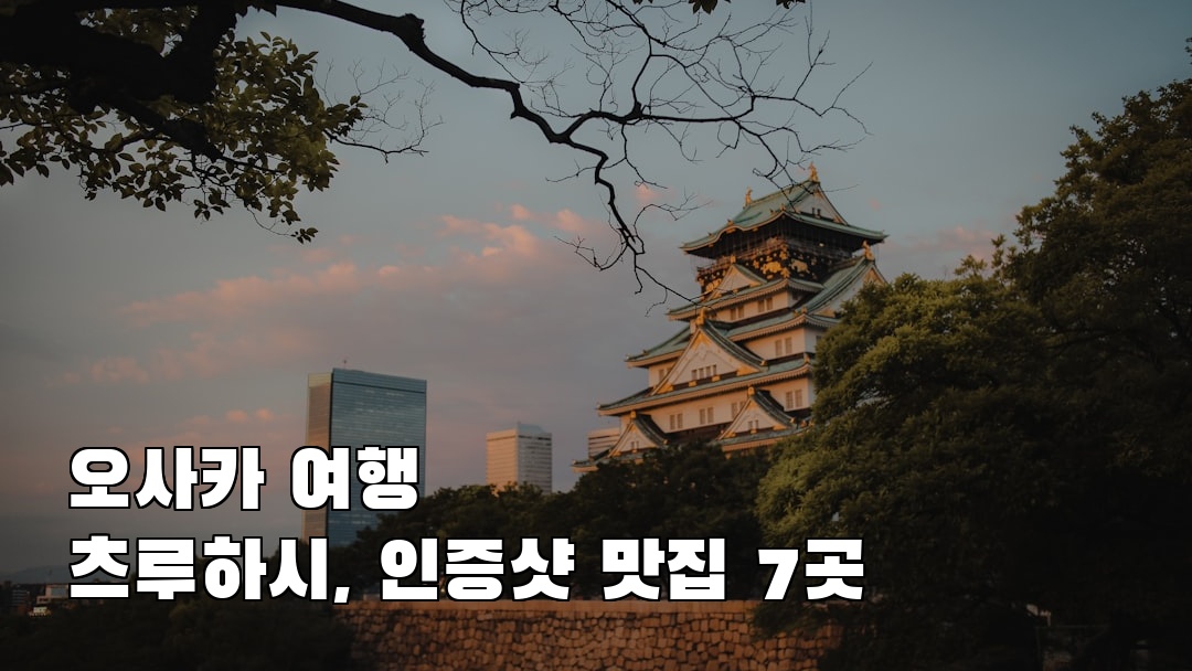 분위기 좋은 츠루하시 소개자료