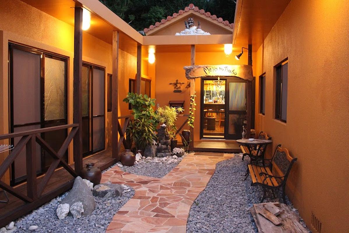 나키진성터 마신노츠보 사진