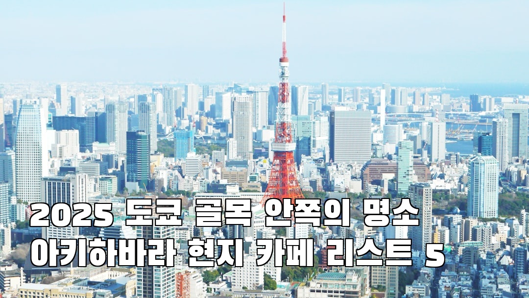 감성적인 도쿄여행 아키하바라 지역정보