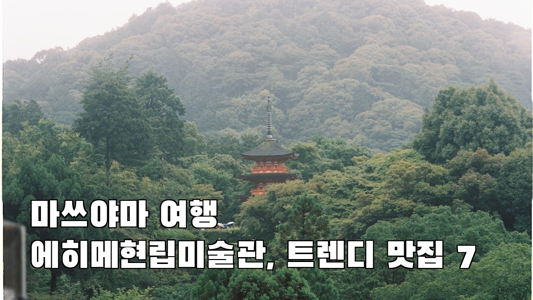 야경이 멋진 에히메현립미술관 가볼만한곳