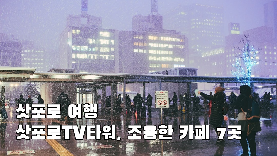 삿포로TV타워 혼자여행